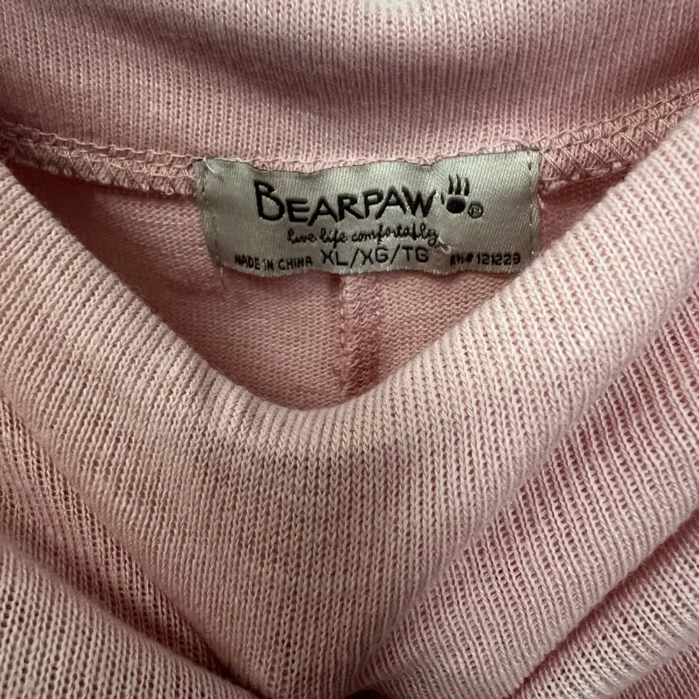 BearPaw NWOT Soft Pink Knit Lounge Short